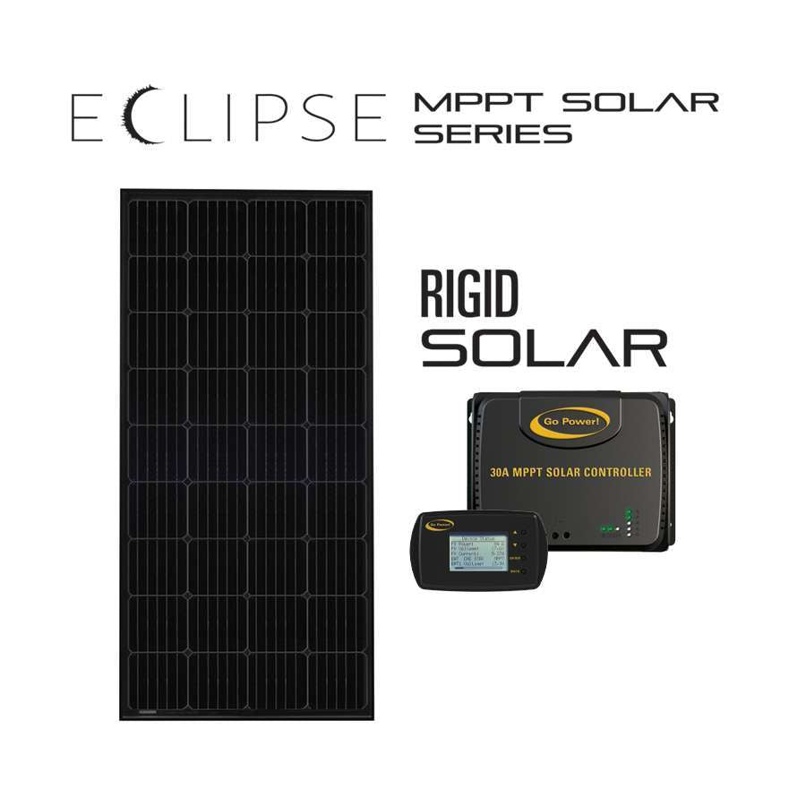 Go Power! Eclipse MPPT rigid solar kit with charge controller