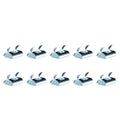 OBSIDIAN Omni Rail 1/4-20 leaf spring T-nuts, pack of 10