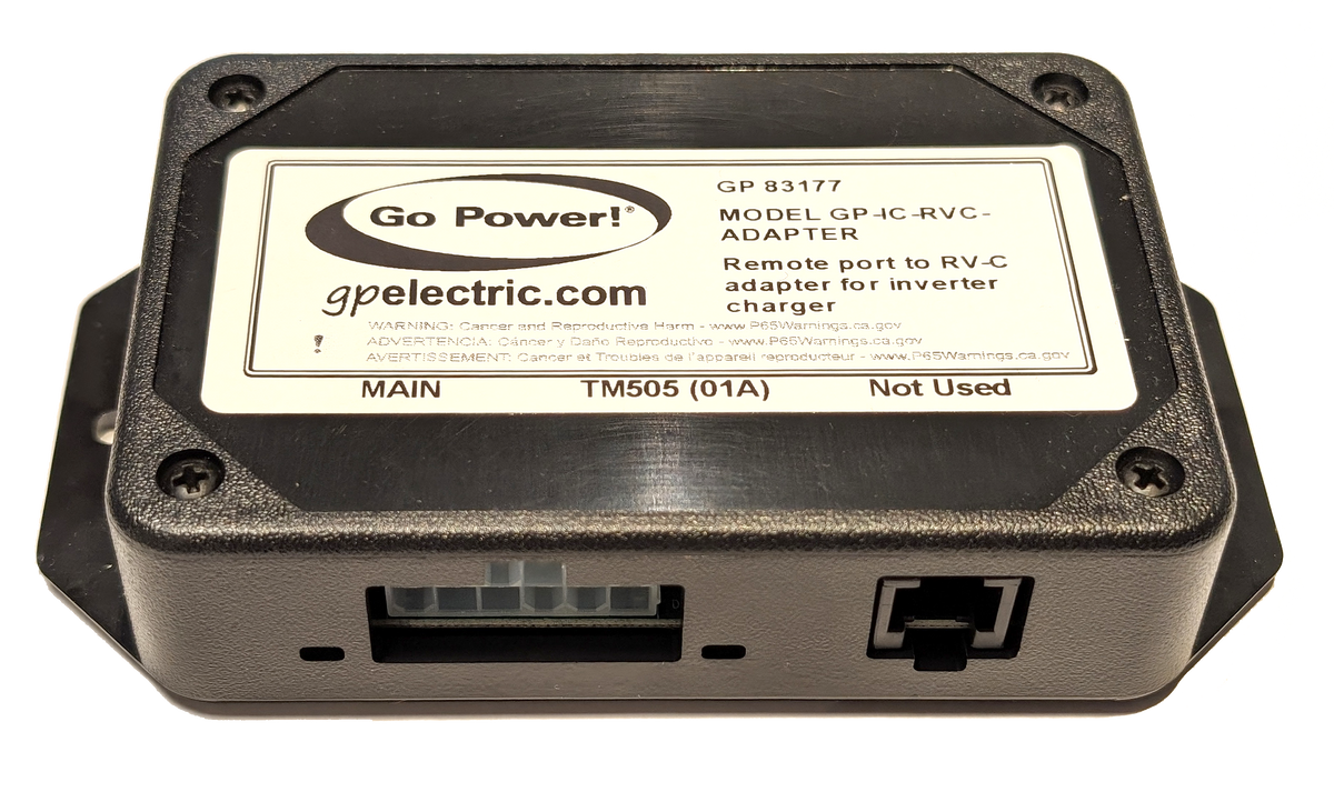 Go Power! RV-C Adapter for Classic IC Series Inverter/Charger – PowerTrak™ (GP-IC-RVC-ADAPTER)