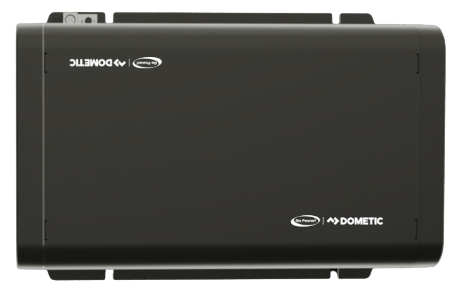 Go Power! ASW-1200-12-TS inverter with transfer switch, top-down view