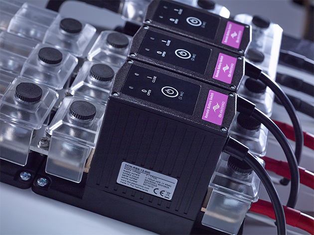 Remote Battery Switch installed in a DC Modular distribution system