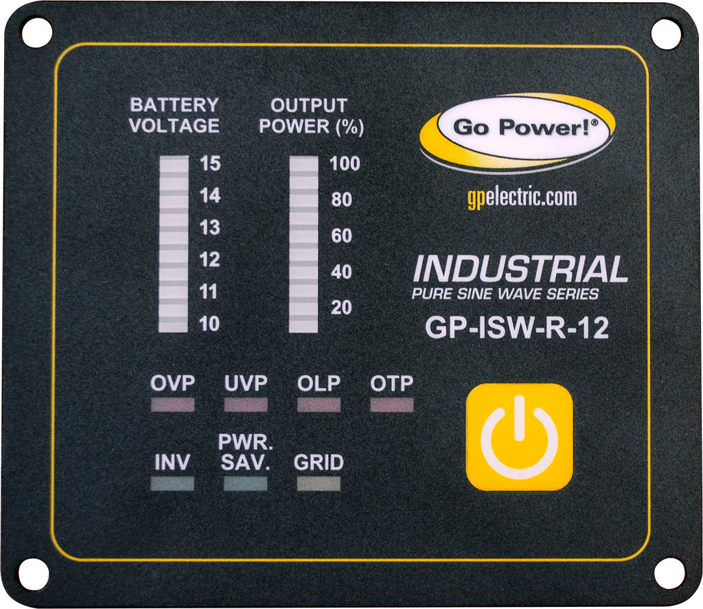 GP-ISW-R inverter remote front panel