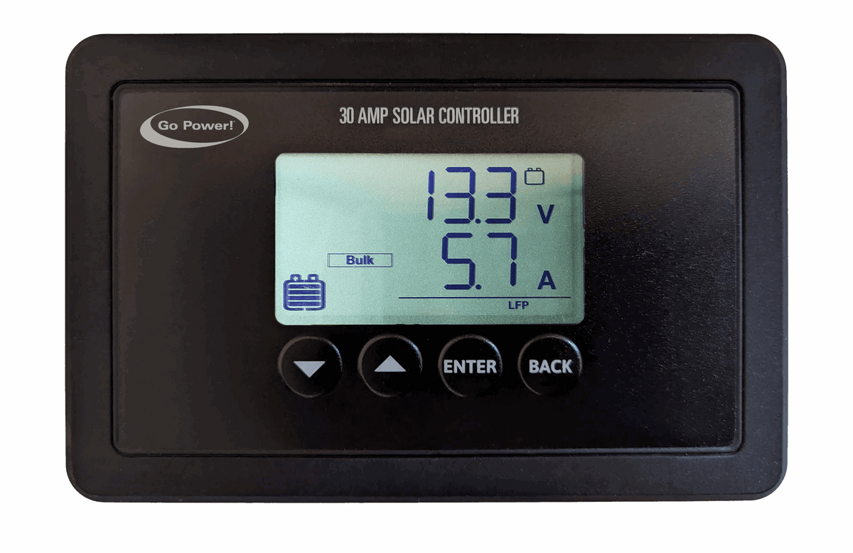 Go Power! GP-SB-ECO-PWM-30 30A PWM solar charge controller with LCD