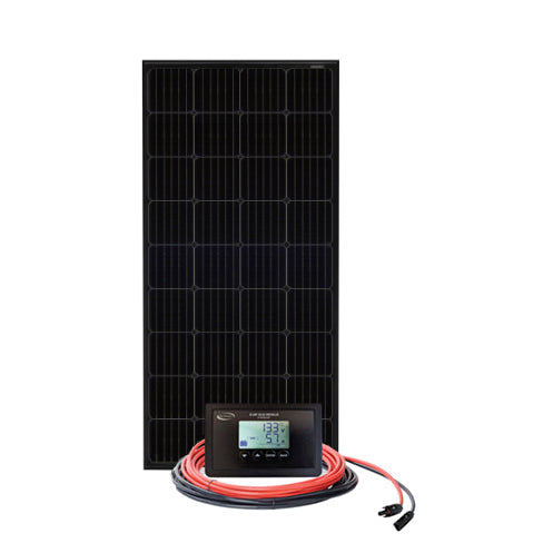 Go Power! 200W Overlander RV solar kit - all-black panel with 30A Bluetooth controller (84383)