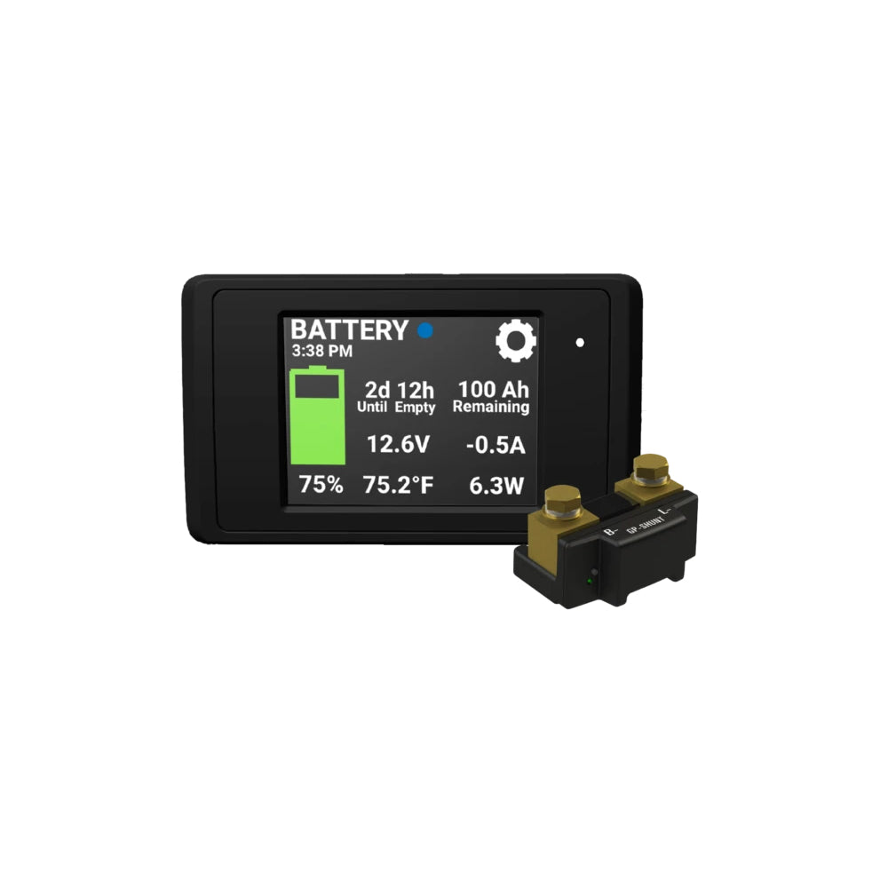 Go Power! Battery Manager Kit GP-BMG with PowerTrak display and 500A smart shunt