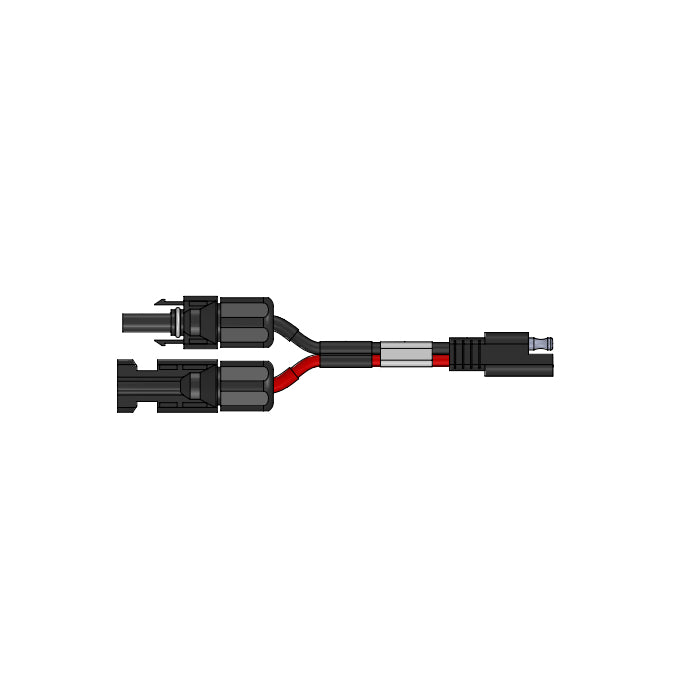 Go Power! solar connector (SC) to SAE adapter GP-SOLAR-PLUG6
