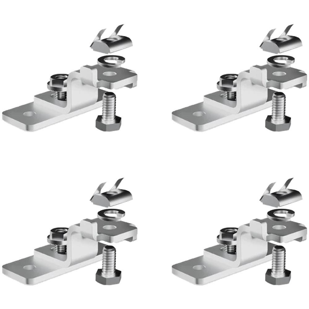Zamp Solar silver universal reversible solar panel mounting feet