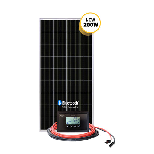 Go Power! 200W Overlander solar kit contents