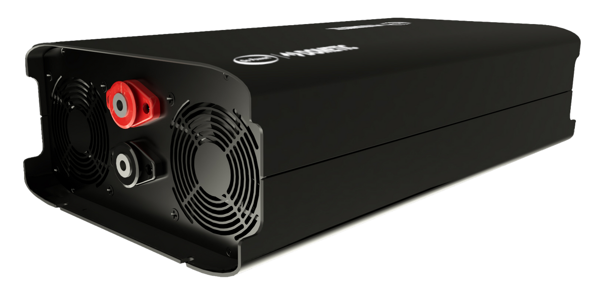 Go Power! SSW-2000-12 2000W pure sine wave inverter, cooling fans at an angle