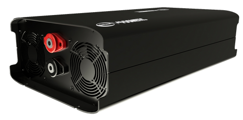 Go Power! SSW-1800-12-HW 1800W hardwire pure sine wave inverter, angled view
