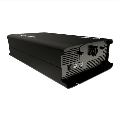 Go Power! Smart Sine Wave hardwire pure sine wave inverter, 12V, angled front view