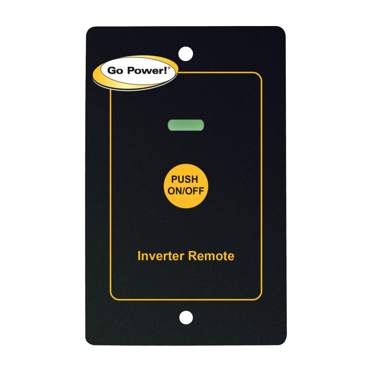 Go Power! GP-HD-R inverter remote with push on/off button and status LED