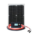 Go Power! 20W Eco solar battery maintainer kit - panel, 10A controller, cables and mounts