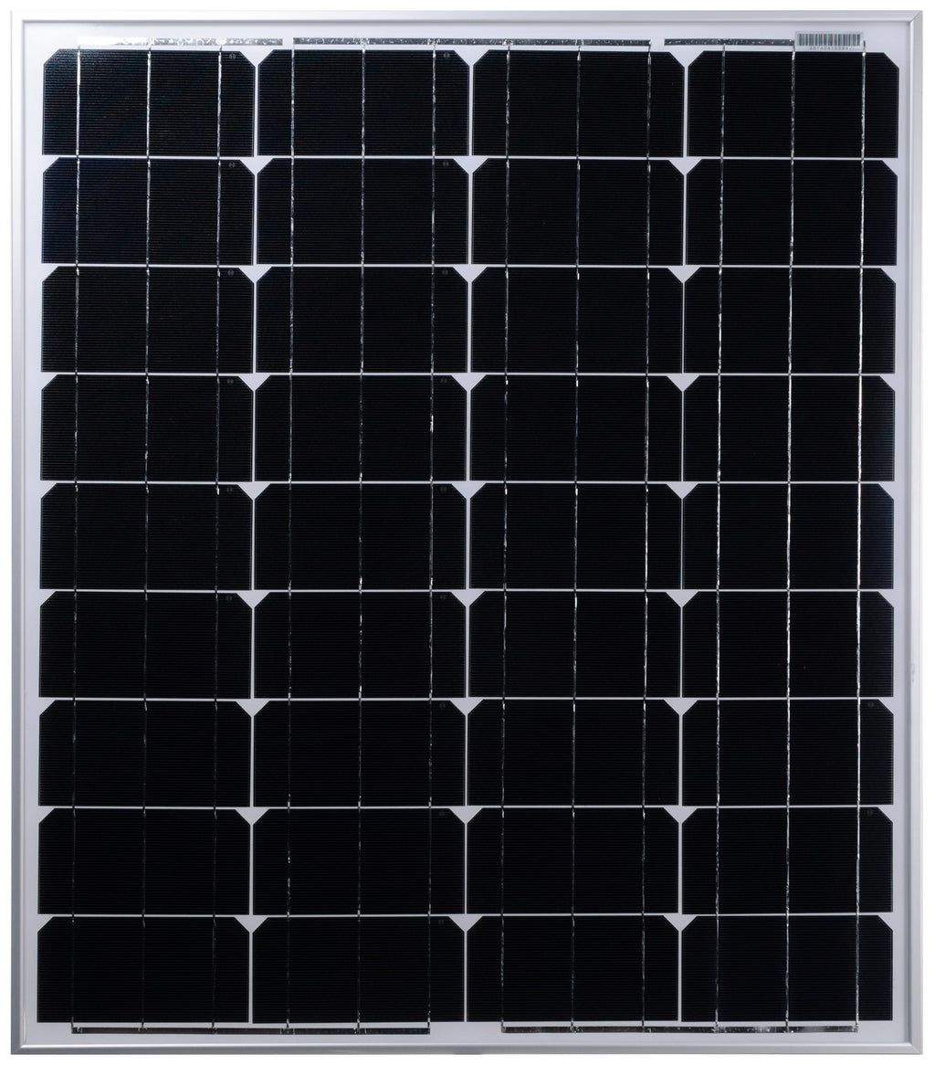 Go Power! 80W Eco solar panel, clear anodized aluminum frame
