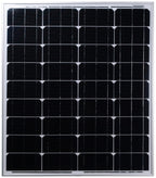 Go Power! 80W Eco solar panel, clear anodized aluminum frame