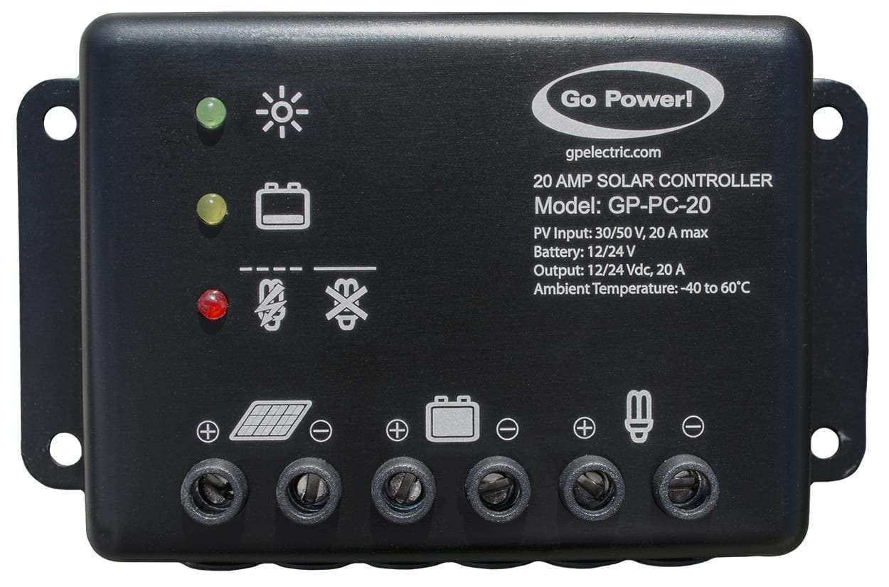 Potted PWM Solar Controllers Go Power