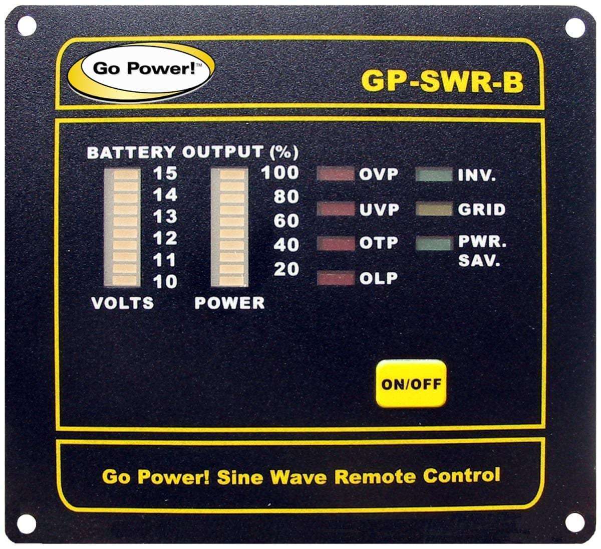 Pure Sine Wave Inverter Remote GP-SWR-B | Go Power