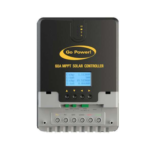 60 Amp MPPT Solar Controller Go Power
