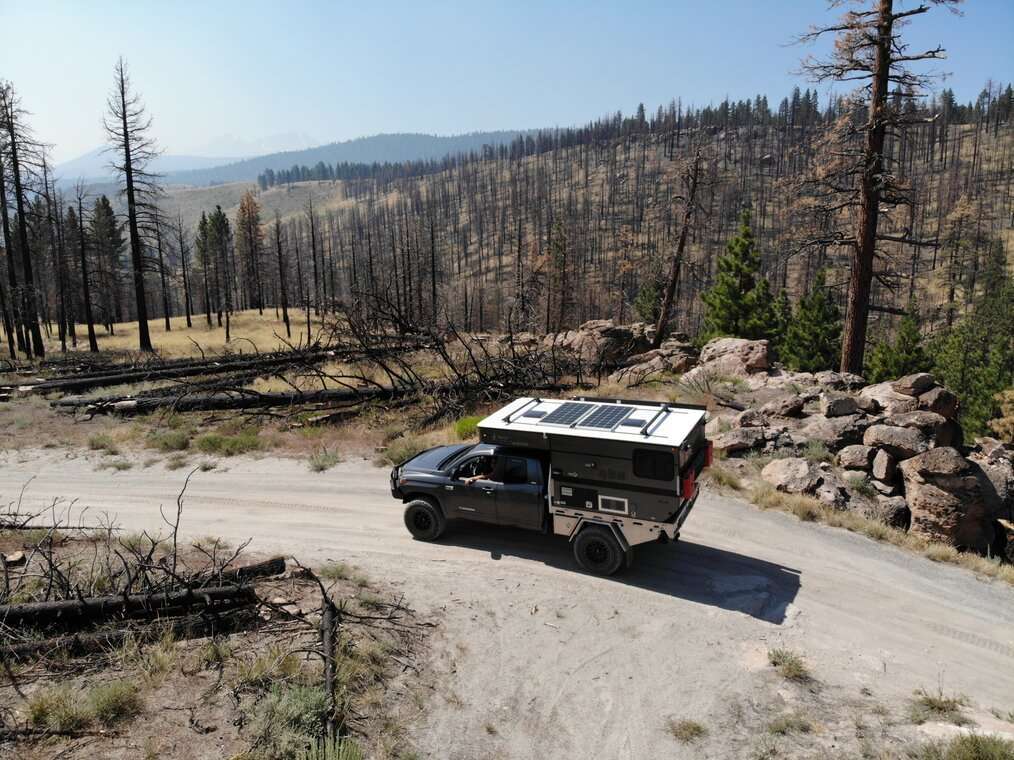 Truck Camper with Solar