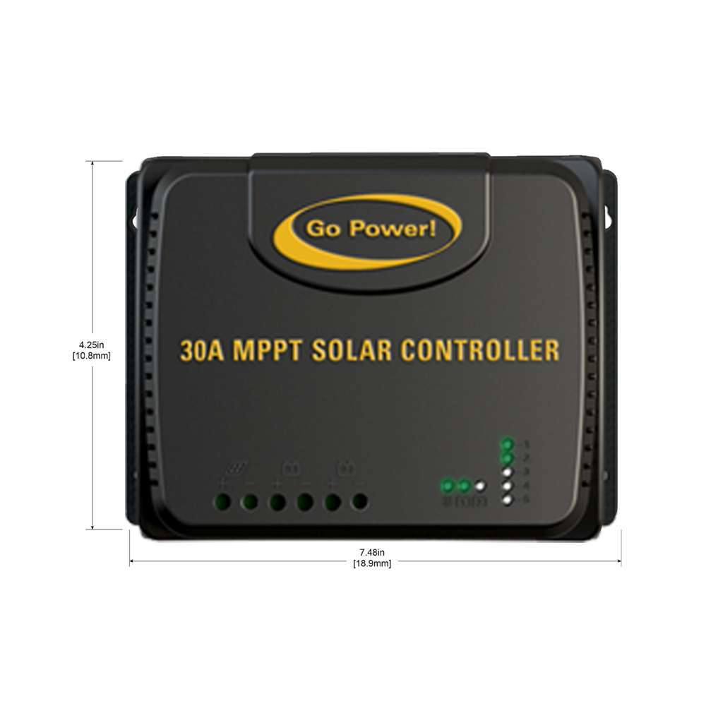 30A MPPT Solar Controller + RV-C | Go Power