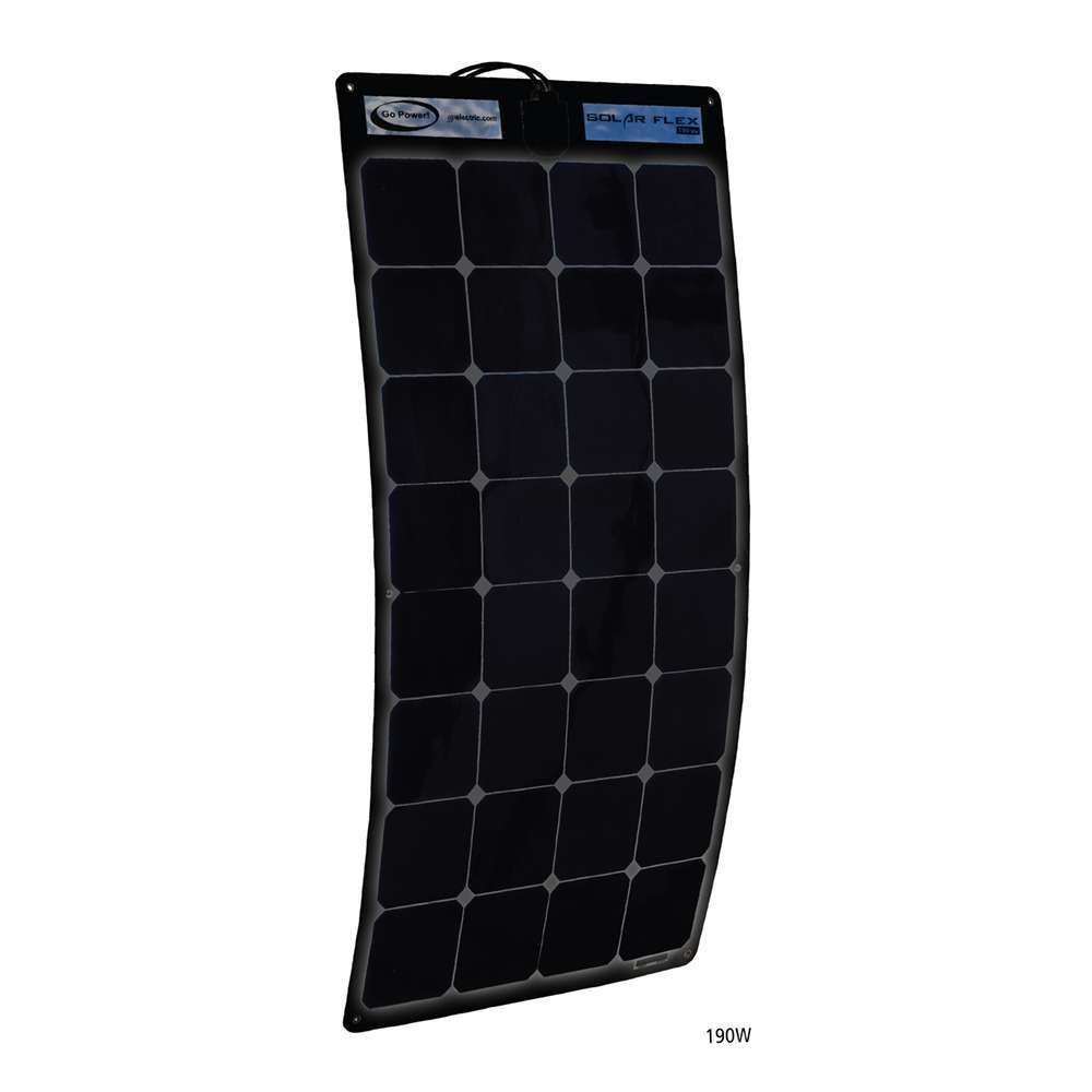 Derechos de autor Ejecución Desafío 190 watt Solar Flex Module (BLACK) | Go Power